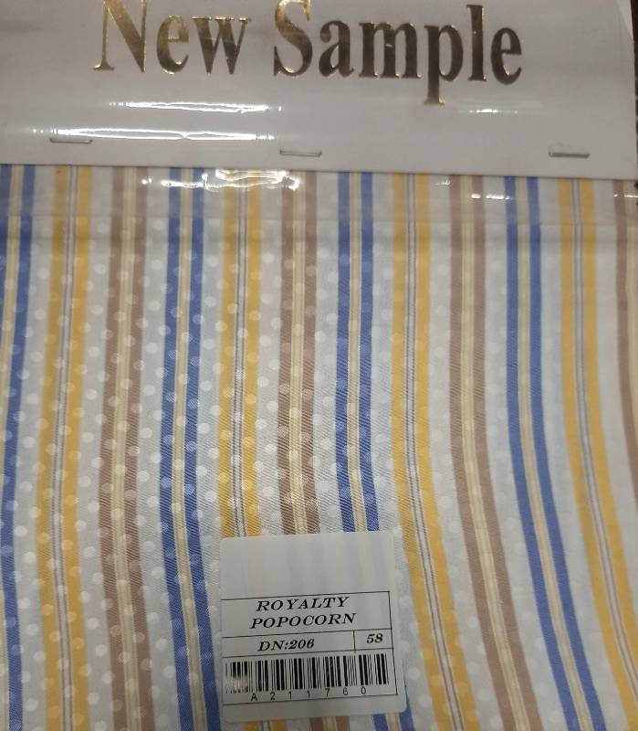 FB78- 100% Polyester, Yarndyed Stripes, Cricle Pattern-Royalty Popcorn