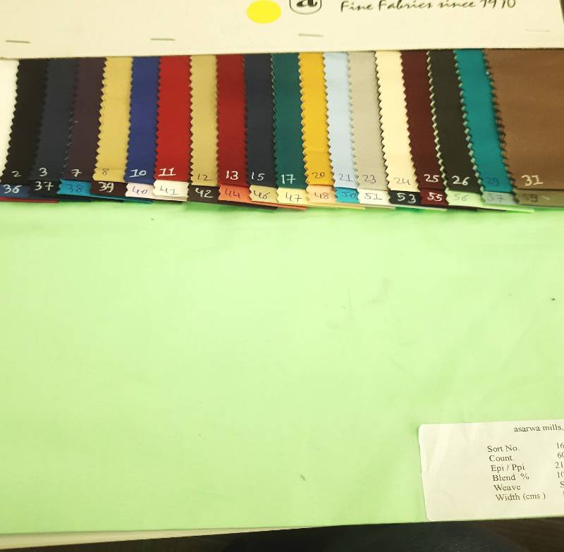 FB05- 100% Cotton Satin Weave Solid