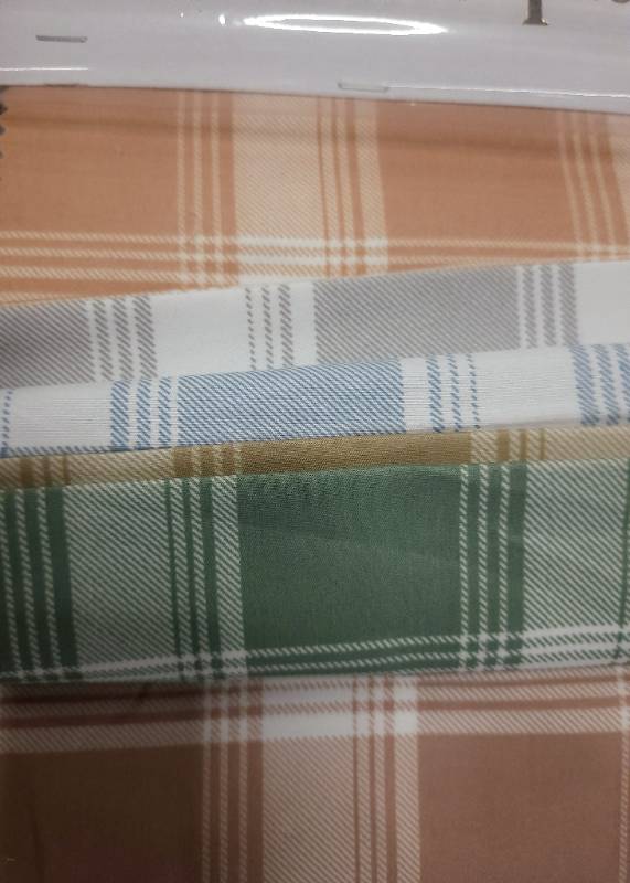 FB70-100% Poly, Yarndyed Checks, Jacquard Weave, Quality- Audi Checks