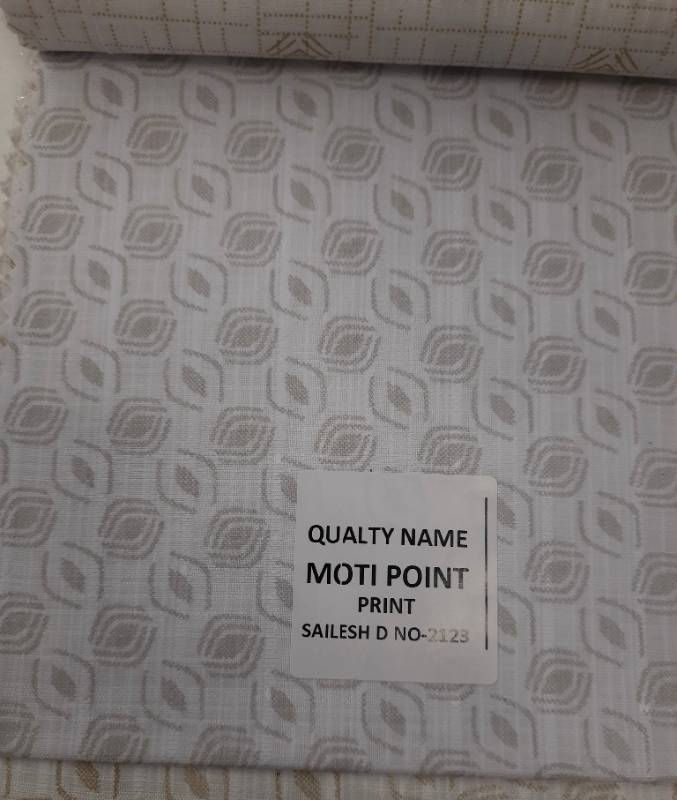 FB126- 100% Polyester, Plain Weave, Printed Fabric. Quality- Moti Point Print