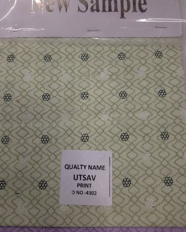 FB130- 100% Polyester, Plain Weave, Printed Fabric. Quality- Utsav Print