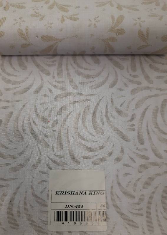 FB128- 100% Polyester, Plain Weave, Printed Fabric. Quality- Krishna King