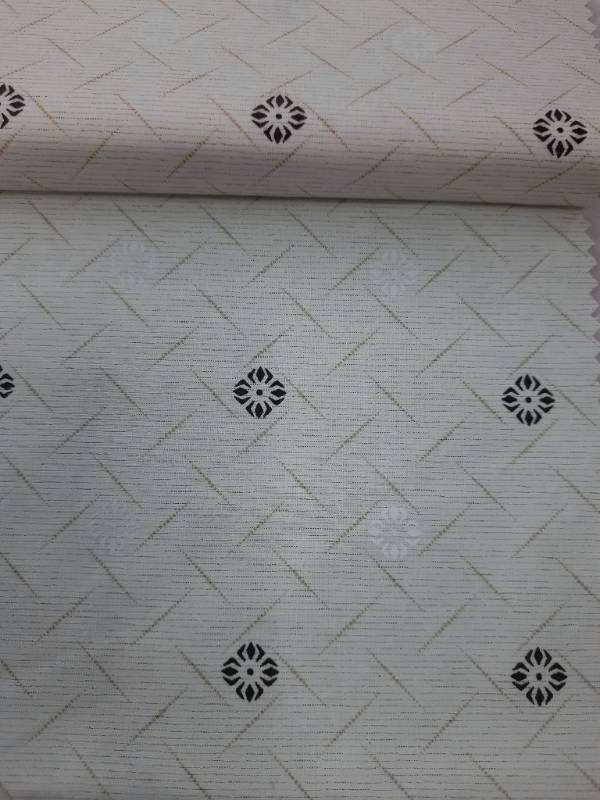 FB137- 100% Polyester, Plain Weave, Printed Fabric. Quality- Slub India Print