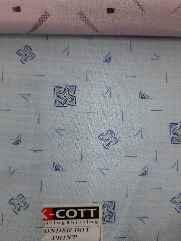 FB98- 100% Polyester, Plain Weave, Printed Fabric. Quality- Wonder Boy Print