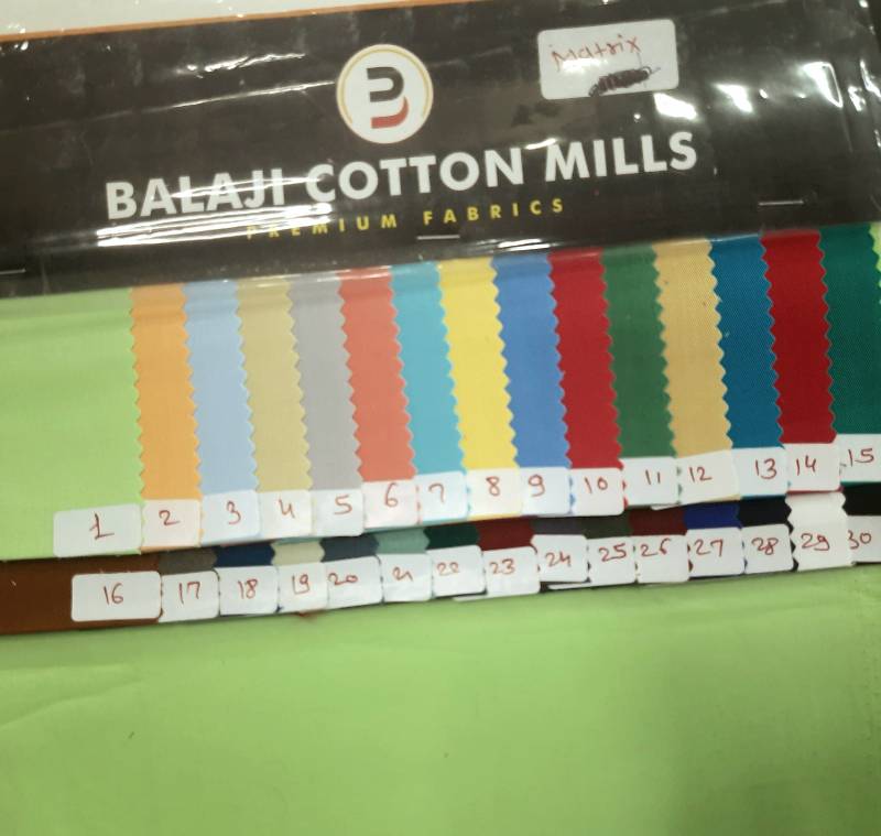 FB90- 100% Cotton, Twill Weave, Solid Dyed, Quality-Matrix Twill