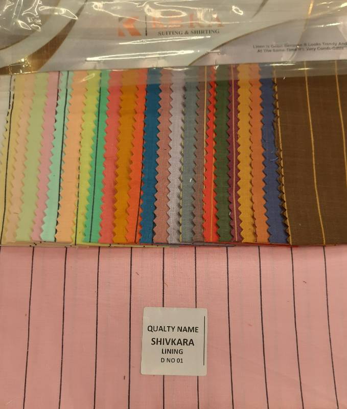 FB58- 100% Poly, Plain Weave, Big Striped Printed Fabric. Quality Name-SHIVKARA