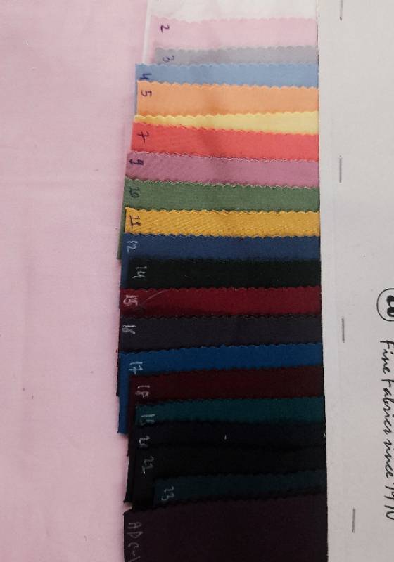 FB04- Poly-Cotton-Spandex, Satin Weave, Solid