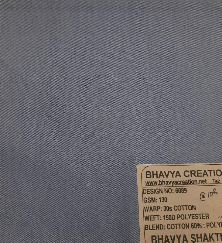 FB46- Cotton-Poly-Spandex , Twill Weave, Solid Fabric