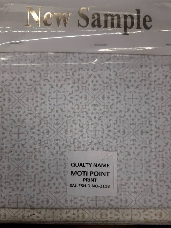 FB127- 100% Polyester, Plain Weave, Printed Fabric. Quality- Moti Point Print