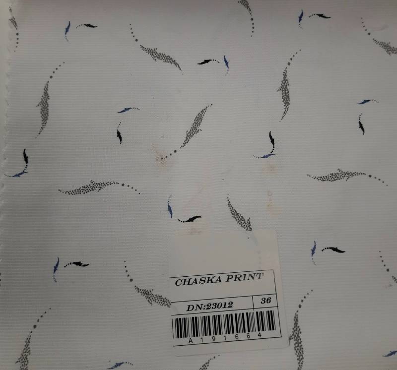 FB106- 100% Polyester, Plain Weave, Printed Fabric. Quality- Chaska Print