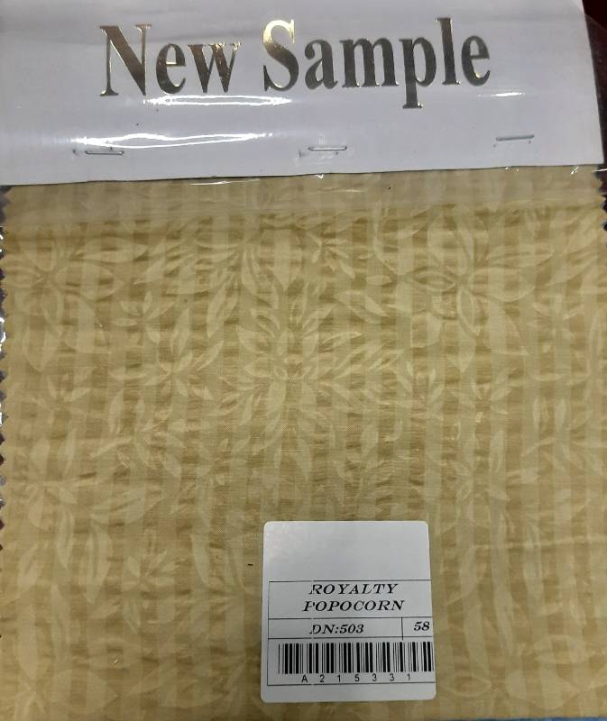 FB79-100% Polyester, Floral Printed Fabric with Royalty Popcorn