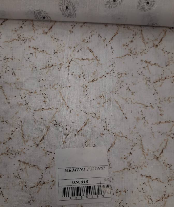 FB136- 100% Polyester, Plain Weave, Printed Fabric. Quality- Gemini Print
