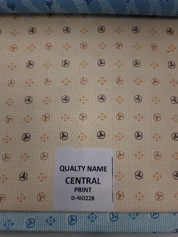 FB134- 100% Polyester, Plain Weave, Printed Fabric. Quality- Central