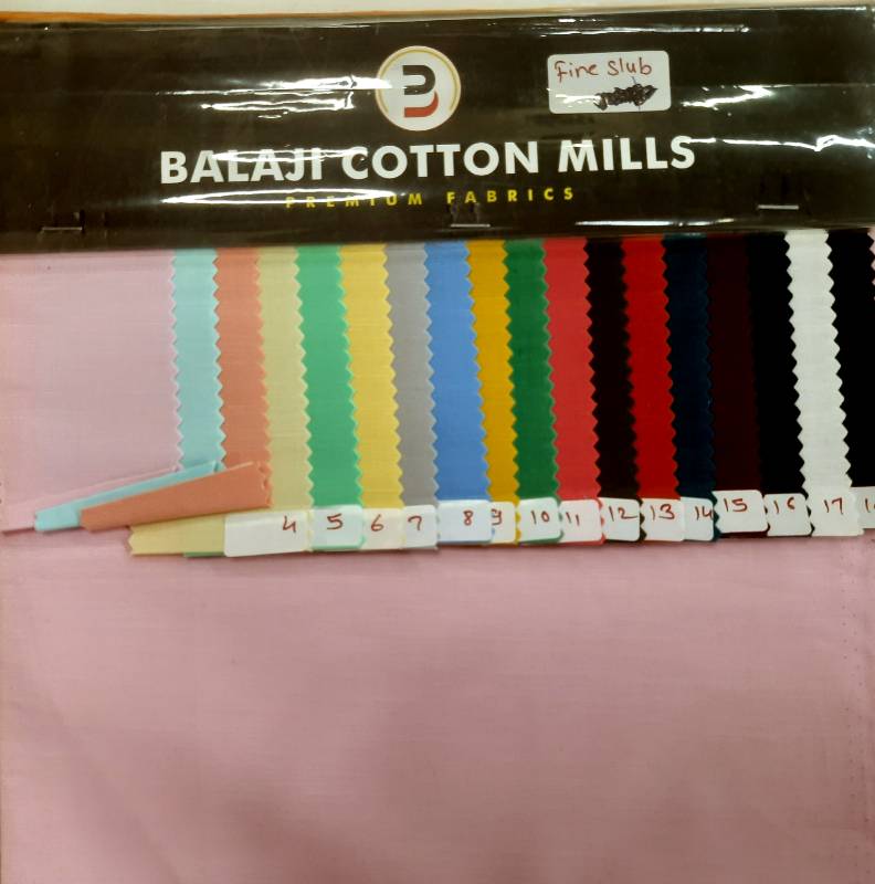 FB88- 100% Cotton, Plain Weave, Solid Dyed, Quality-Fine Slub
