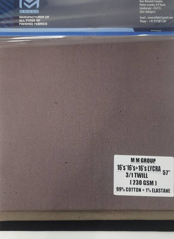 FB13-Cotton-spandex, Twill Weave