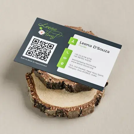 QR Code Visiting Card