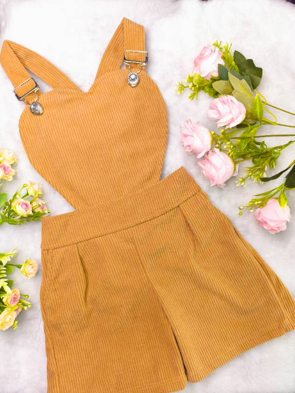 Overall Corazón -Color Camell