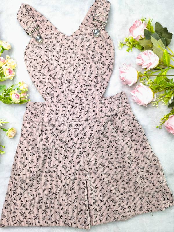 Overall Corazón - Flores Vintage