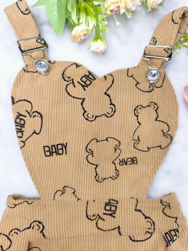 Overall Corazón - Osito Camel