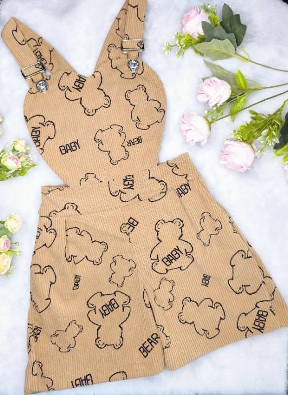 Overall Corazón - Osito Camel