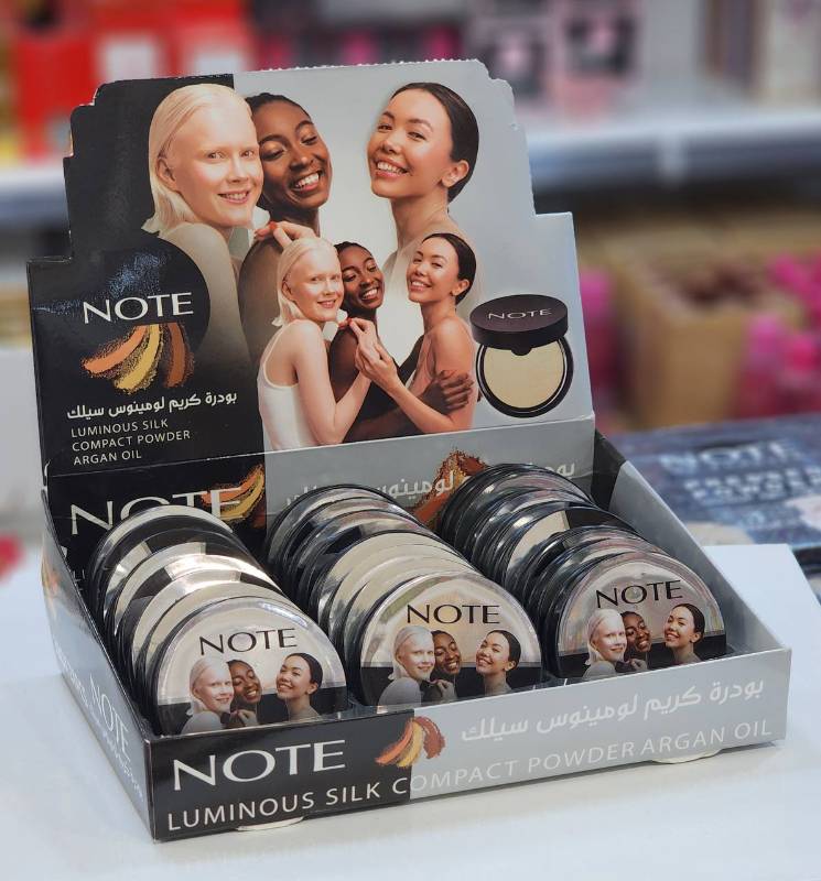 Fond de tient poudre note