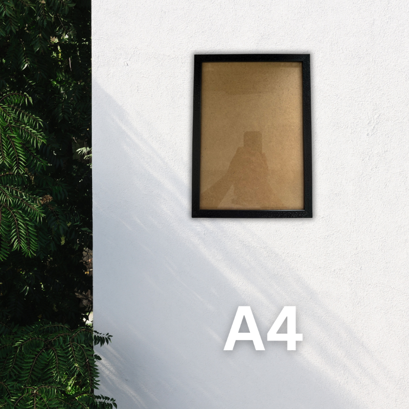 Photo Frame A4 BLACK 1Inch