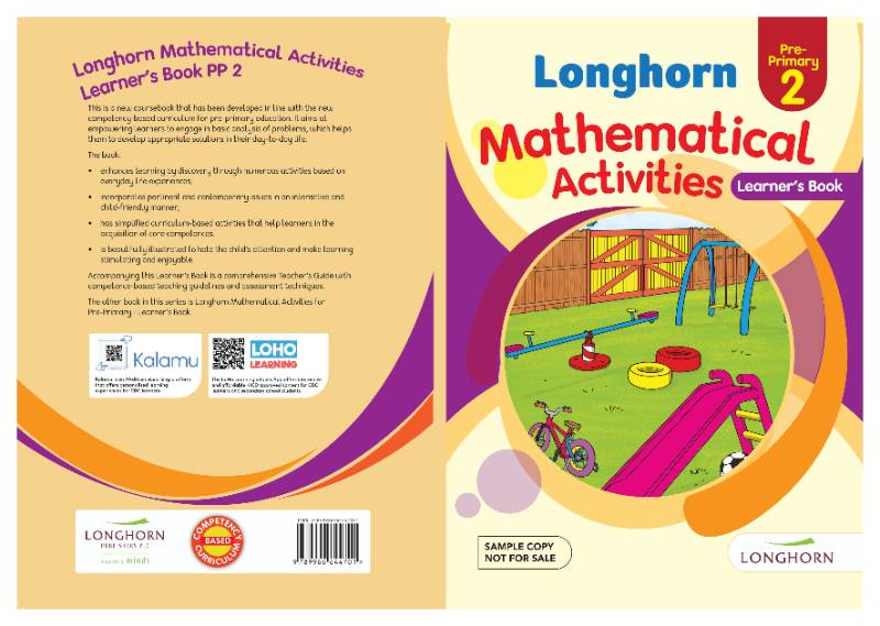 LONGHORN MATHEMATICS ACTIVITIES PP2