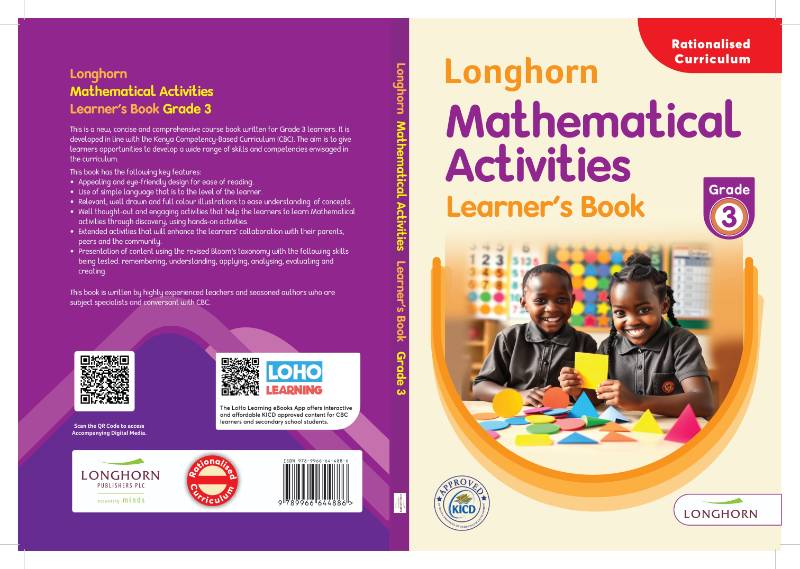LONGHORN MATHEMATICS ACTIVITIES GRADE 3