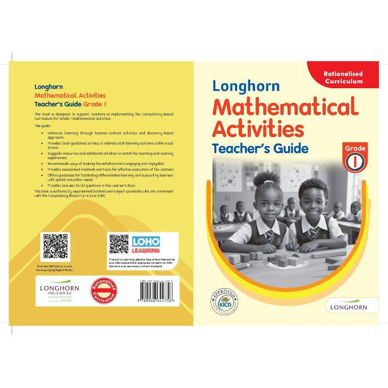 LONGHORN MATHEMATICS ACTIVITIES GRADE 1 TG