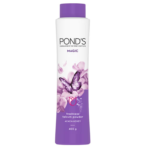PONDS MAGIC ACACIA HONEY TALCUM POWDER 400GM