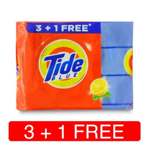 TIDE BLUE BAR 3+1 UNITS BARS 100GX4PIC