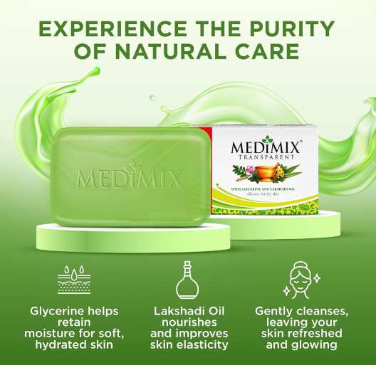 MEDIMIX TRANSPARENT GLYCERINE 125X4PIC PACK
