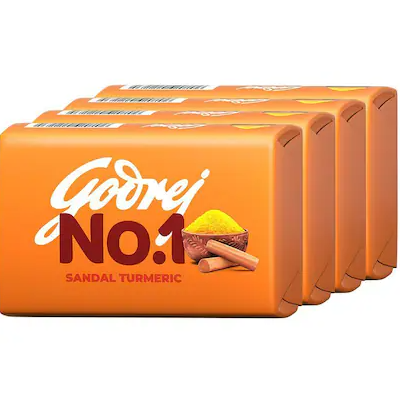 GODREJ NO1 SANDAL TURMERIC 4NX47G