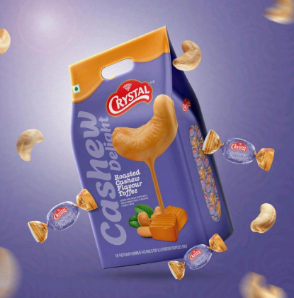 CRYSTAL CASHEW DELIGHT TOFFEE 625G