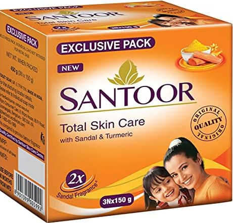 SANTOOR SANDAL&TURMERIC 3N*150G