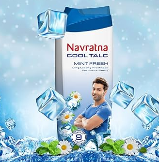 NAVRATNA COOL TALC MINT FRESH