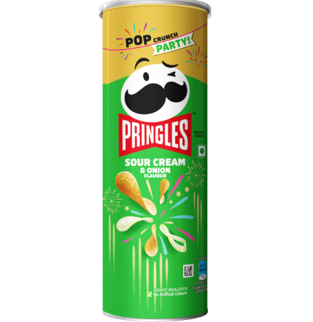 PRINGLES SOUR CREAM & ONION CHIPS