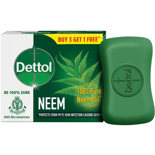 DETTOL NEEM SOAP BOX 4X75G
