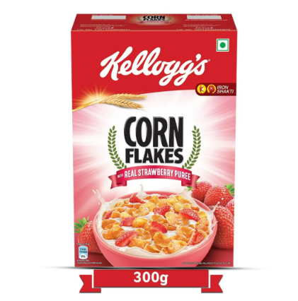 KELLOGGS CORN FLAKES STRAWBERRY 300G