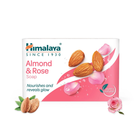 HIMALAYA ALMOND&ROSE SOAP 125G