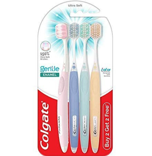 COLGATE GENTLE PACK OF 3 BRUSH SET