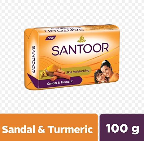 SANTOOR SANDAL&TURMERIC 100G