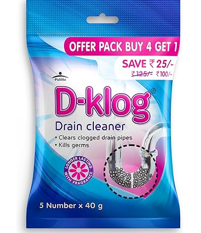 D KLOG DRAIN CLEANER 40GM
