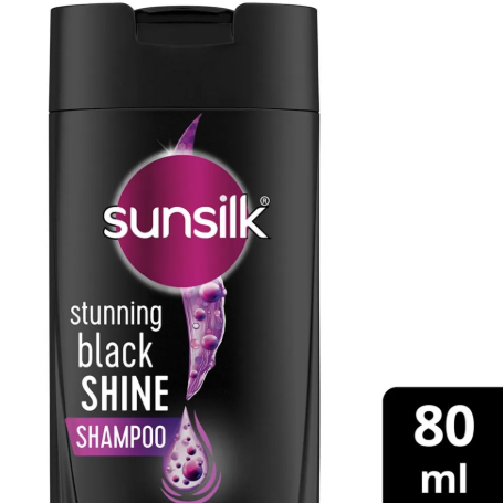 SUNSILK STUNNING BLACK SHINE 80ML