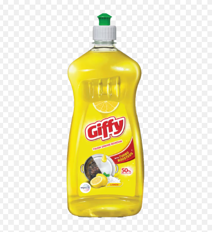 GIFFY TOUGH GREASE REMOVEL LEMON 750ML+500ML