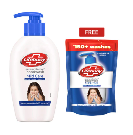 LIFEBUOY HAND WASH 190+185ML