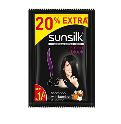 SUNSILK SHAMPOO BLACK SHINE LADI