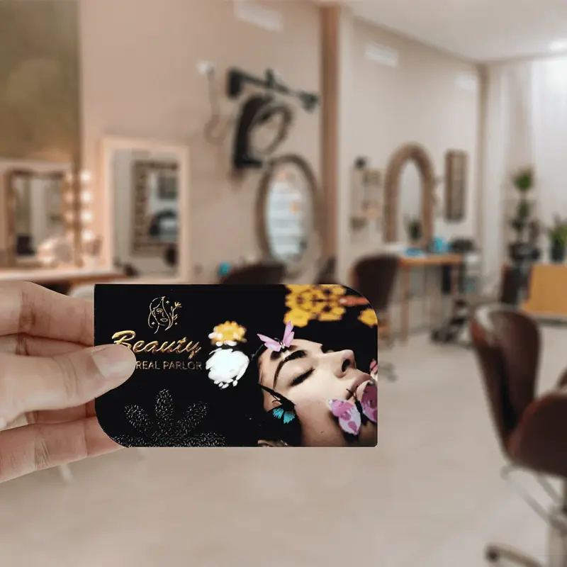 Gold Foil + UV Die Cut Cards