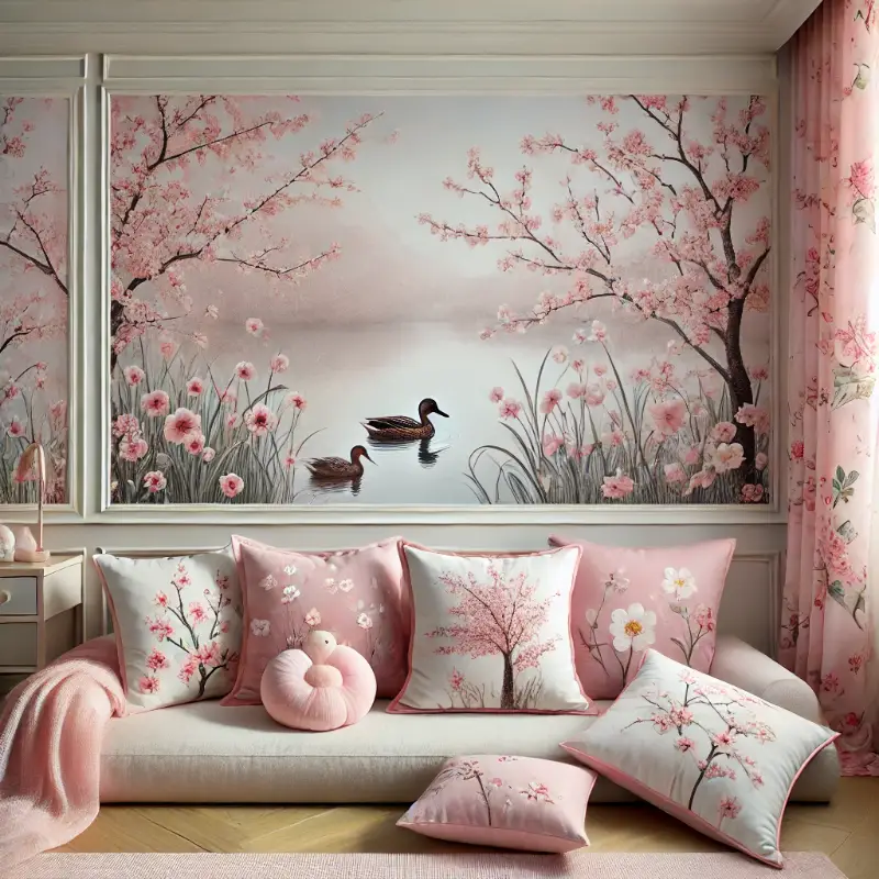 Cherry Blossom Cushion Covers (6 pcs)