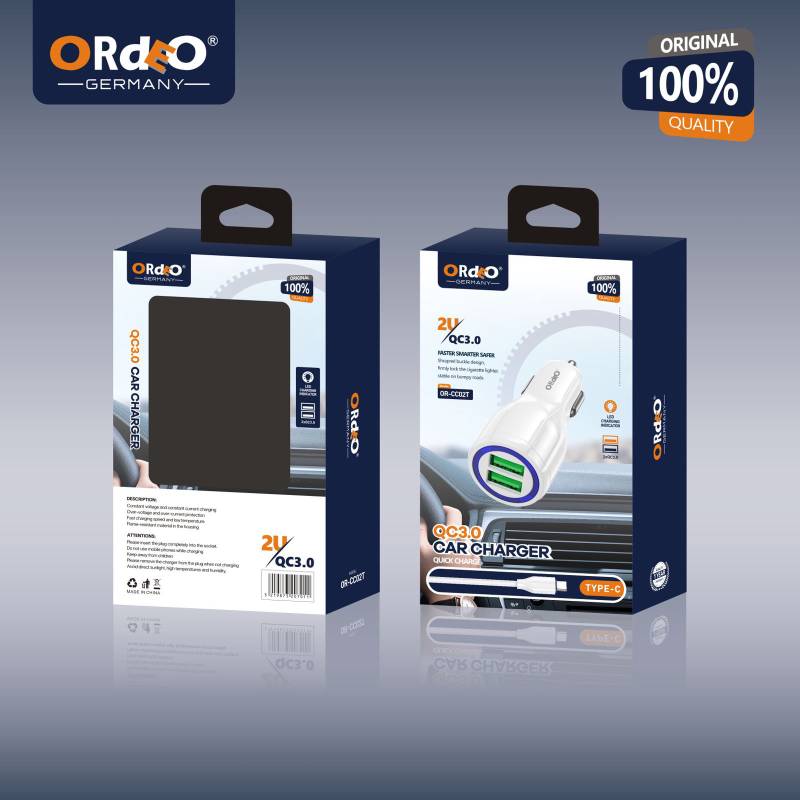 ORdEO® OR CC02T Car Charger